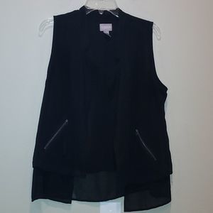Chico's sheer vest jacket